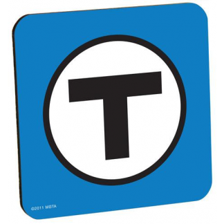 T Logo (Blue) Coaster