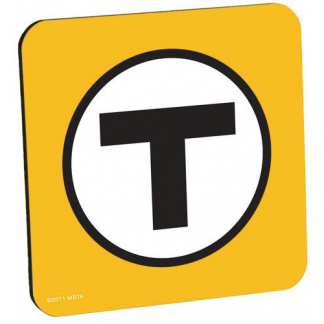 T Logo (Yellow / Bus) Coaster
