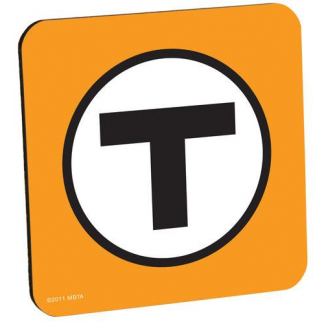 T Logo (Orange) Coaster