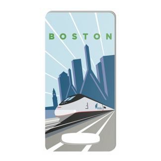 Amtrak Acela Boston Luggage Tag