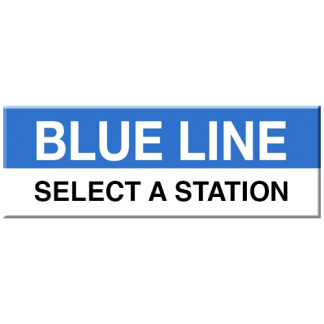 Blue Line Magnet (Select a Station)