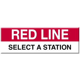 Red Line Magnet (Select Station)